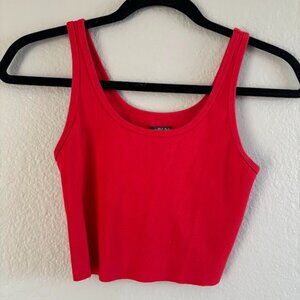 Wild Fable Women's Cropped Red Tank Top
